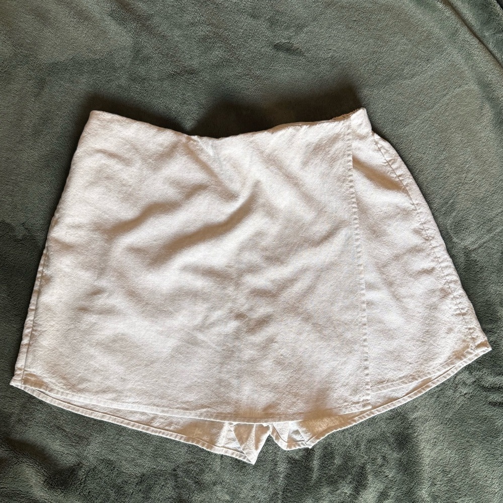 Old Navy Tan Linen Skirt Size S
